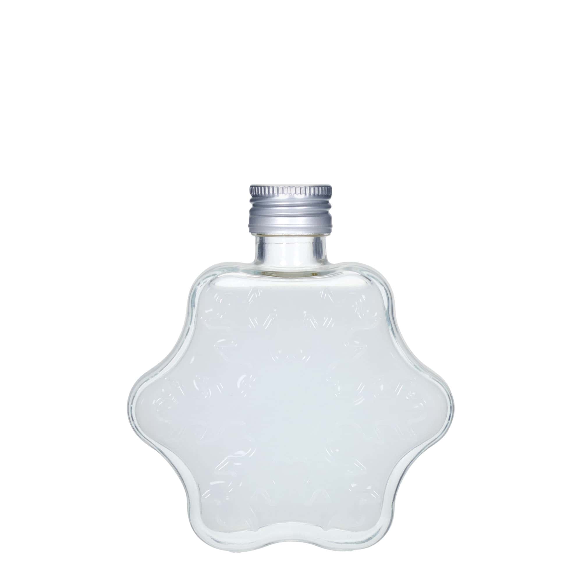 200 ml glasflaske 'Snefnug', åbning: PP 28