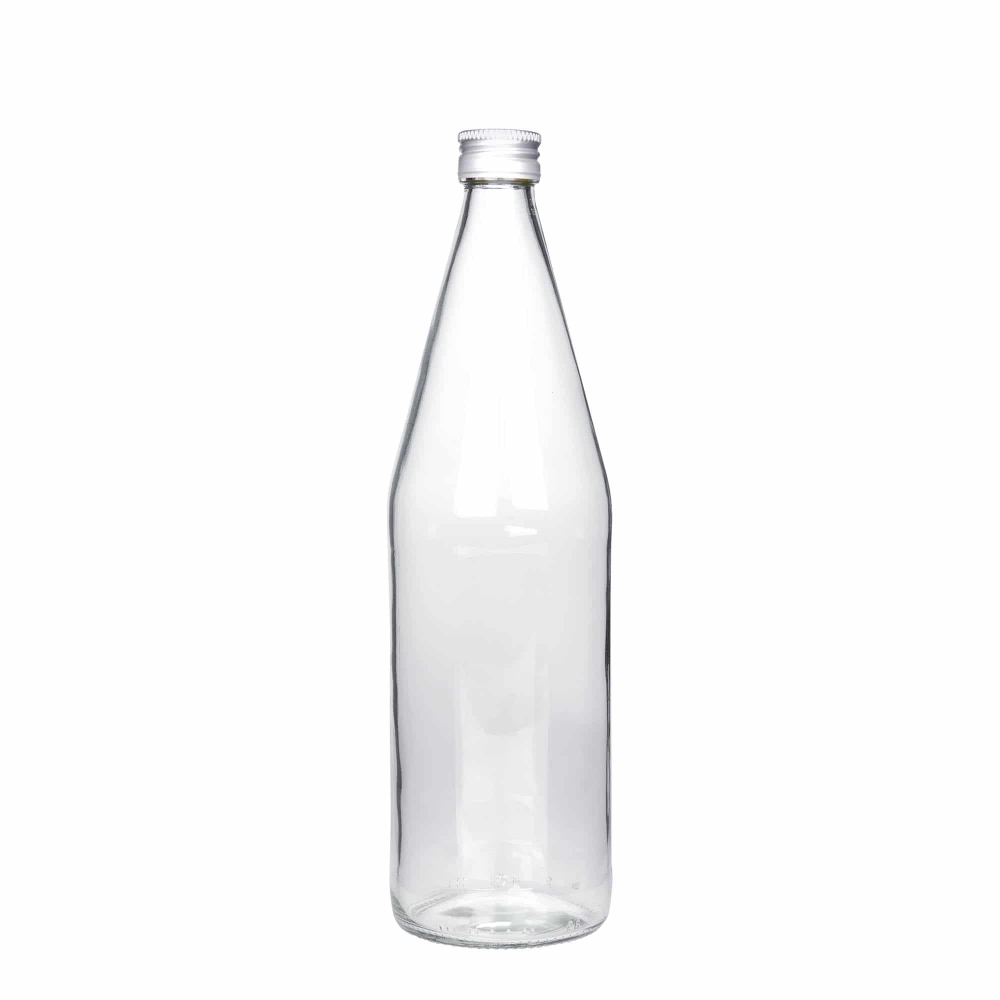 750 ml universalflaske gulerodsform, glas, åbning: PP 28