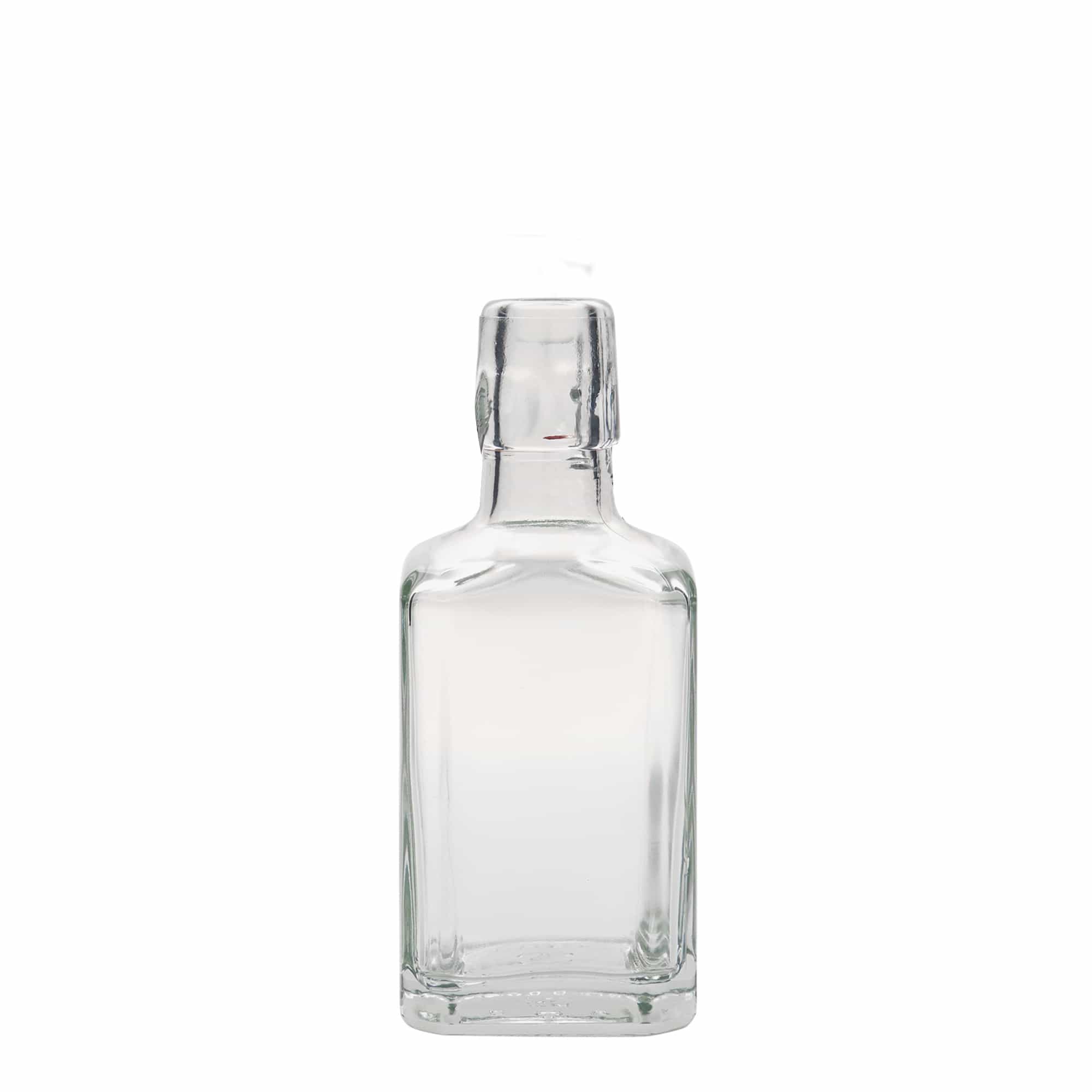 250 ml glasflaske 'Rialto', firkantet, åbning: patentprop