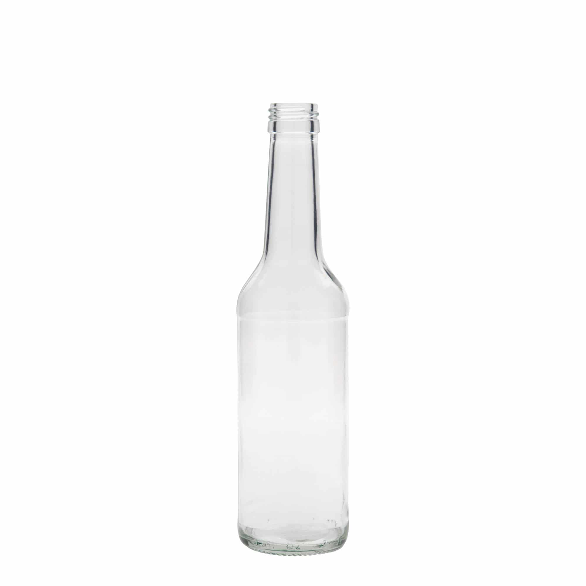 350 ml glasflaske, lige hals, åbning: PP 28 350 ml glasflaske, lige hals, åbning: PP 28