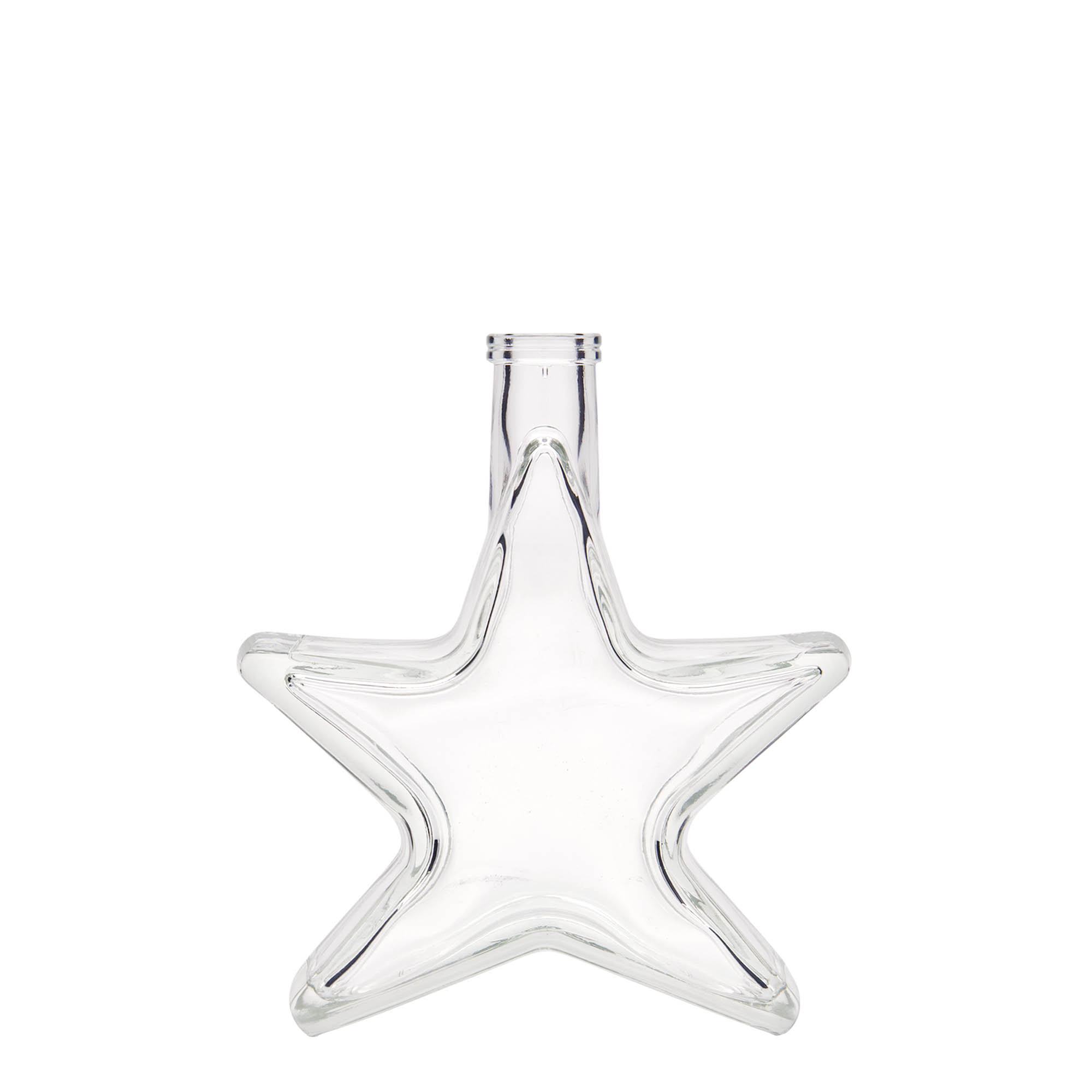 200 ml glasflaske 'Stjerne', åbning: kork