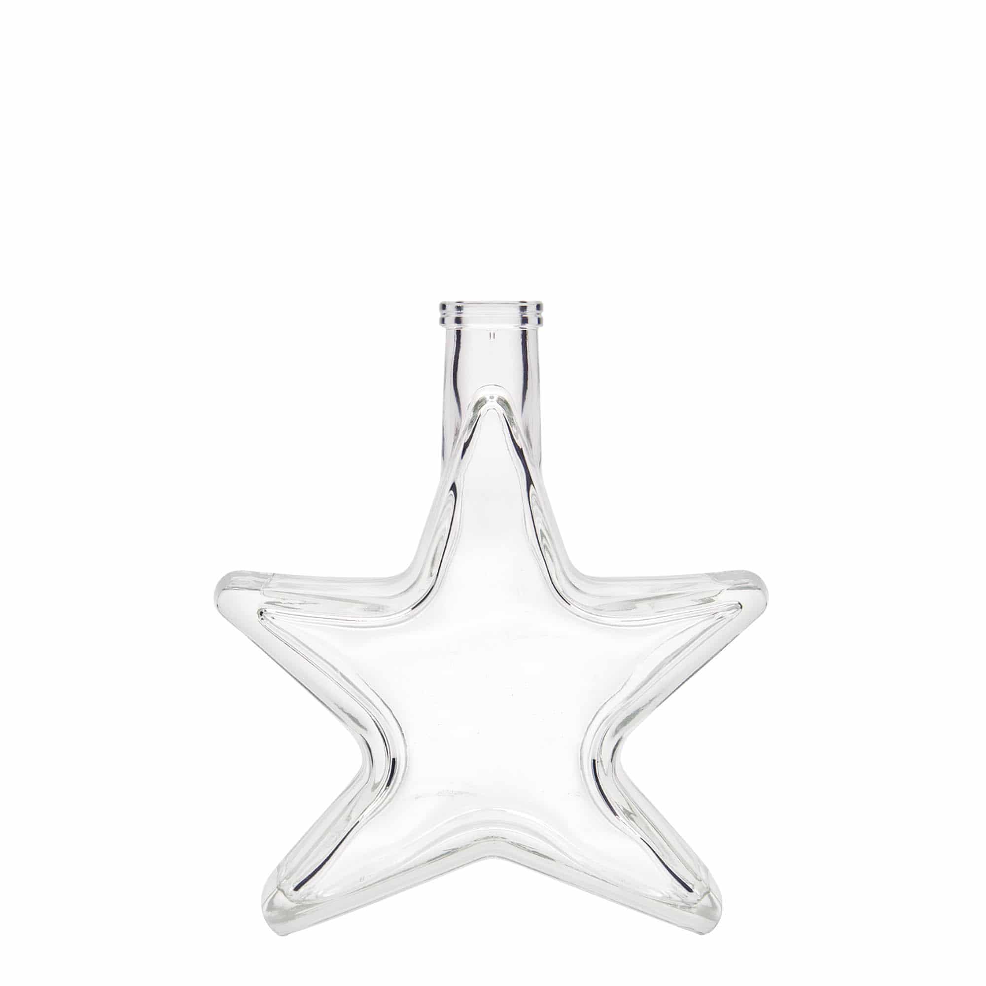 200 ml glasflaske 'Stjerne', åbning: kork