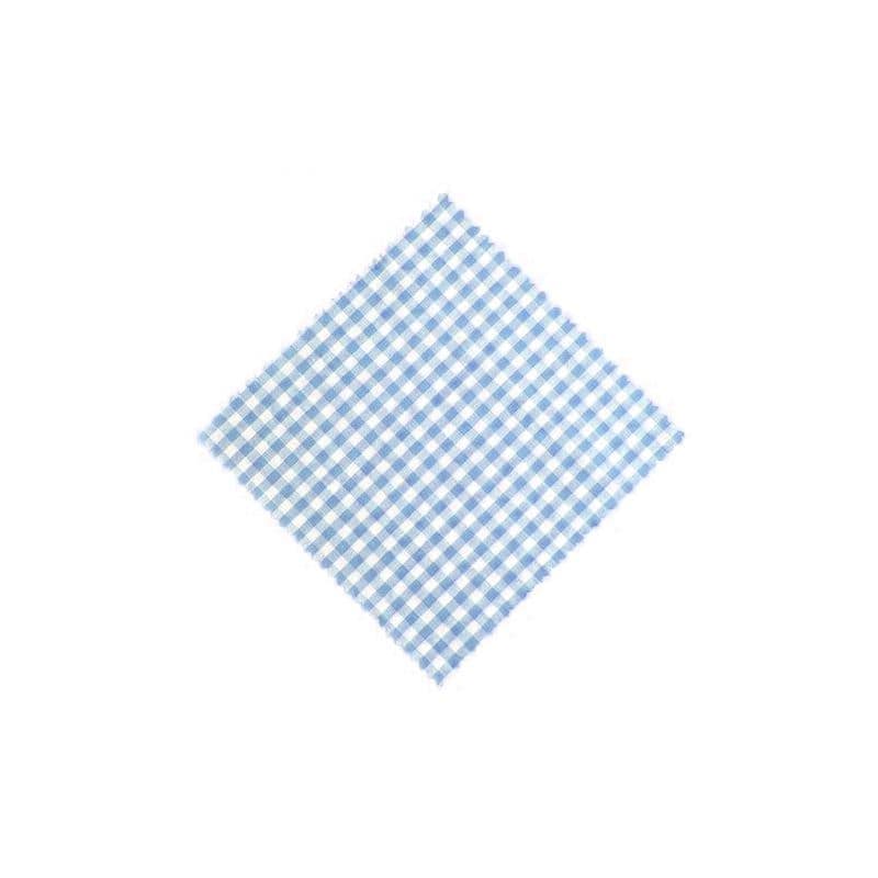 Stofservietter 15x15, kvadratisk, tekstil, lyseblå, åbning: TO58-TO82