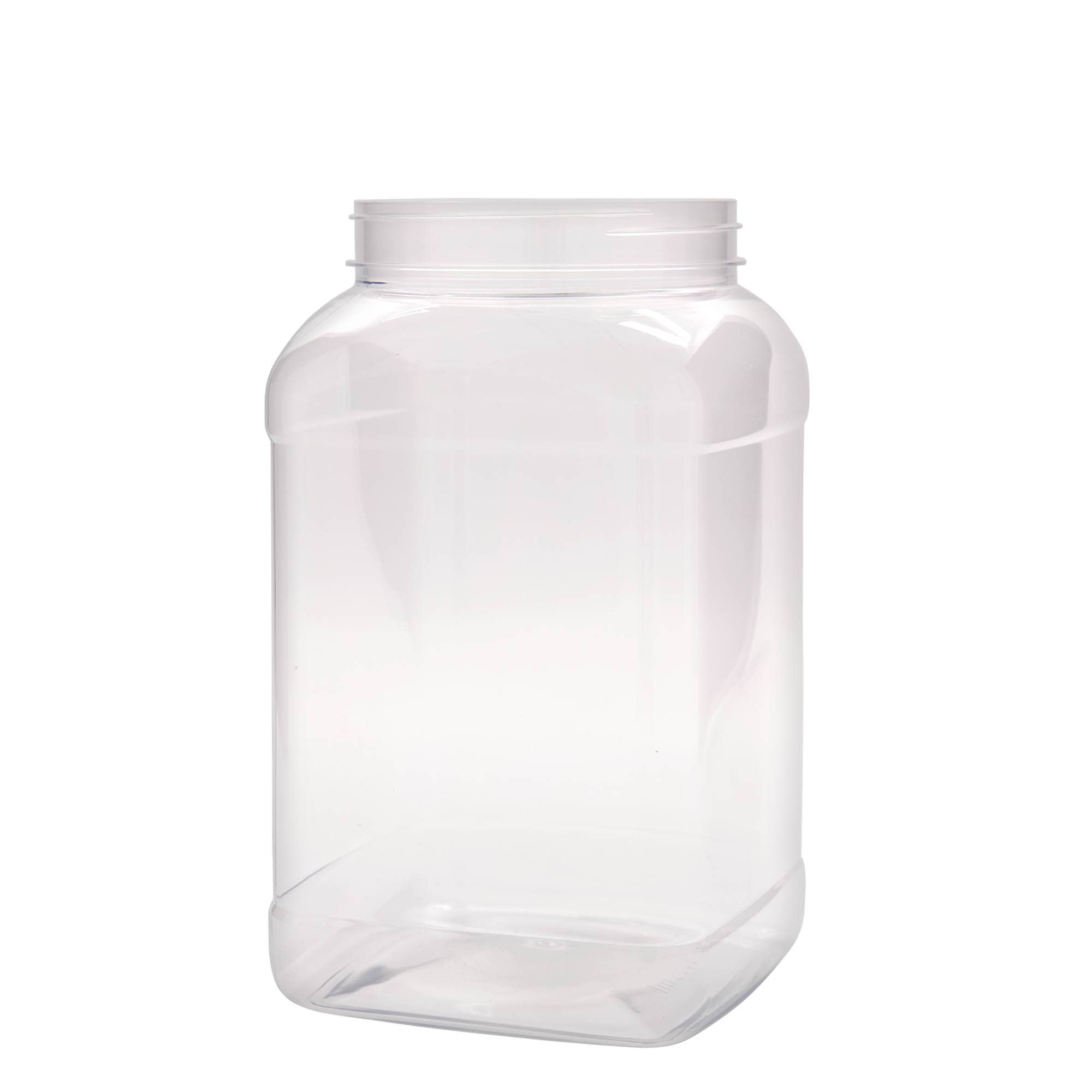 3.000 ml PET-dåse 'Dana', kvadratisk, plast, åbning: 110/400