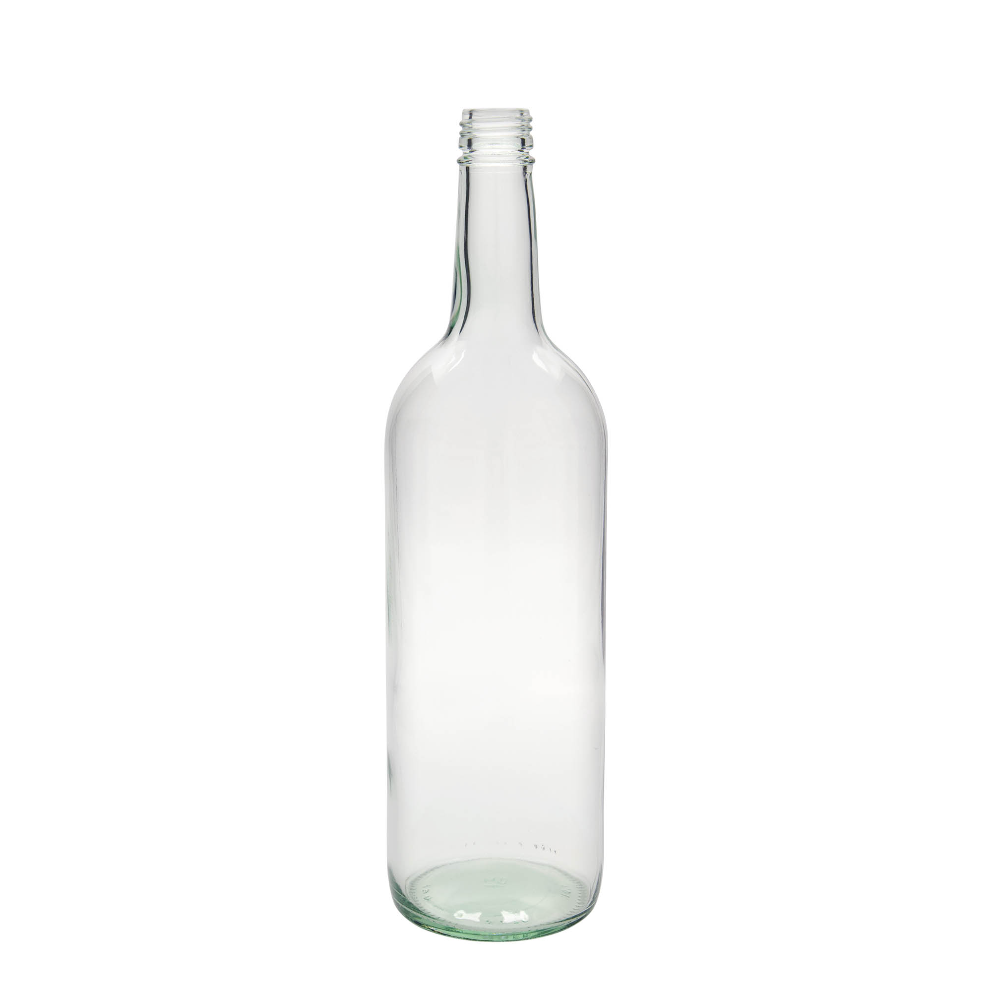 1.000 ml universalflaske, glas, munding: PP 28
