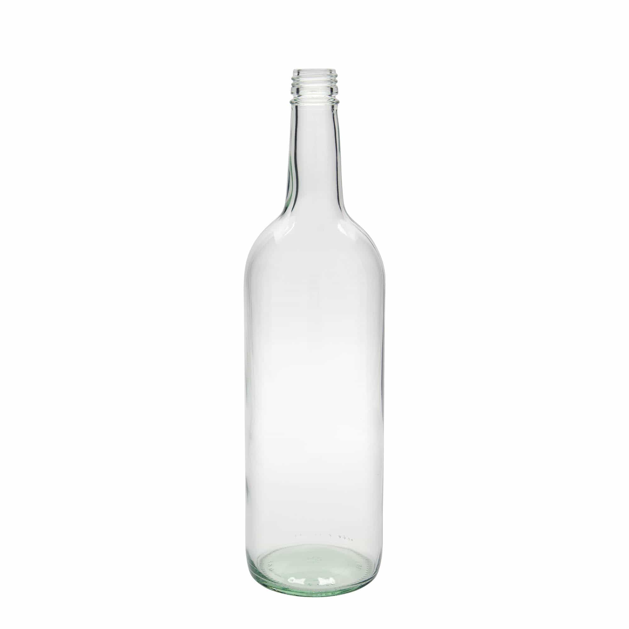 1.000 ml universalflaske, glas, munding: PP 28