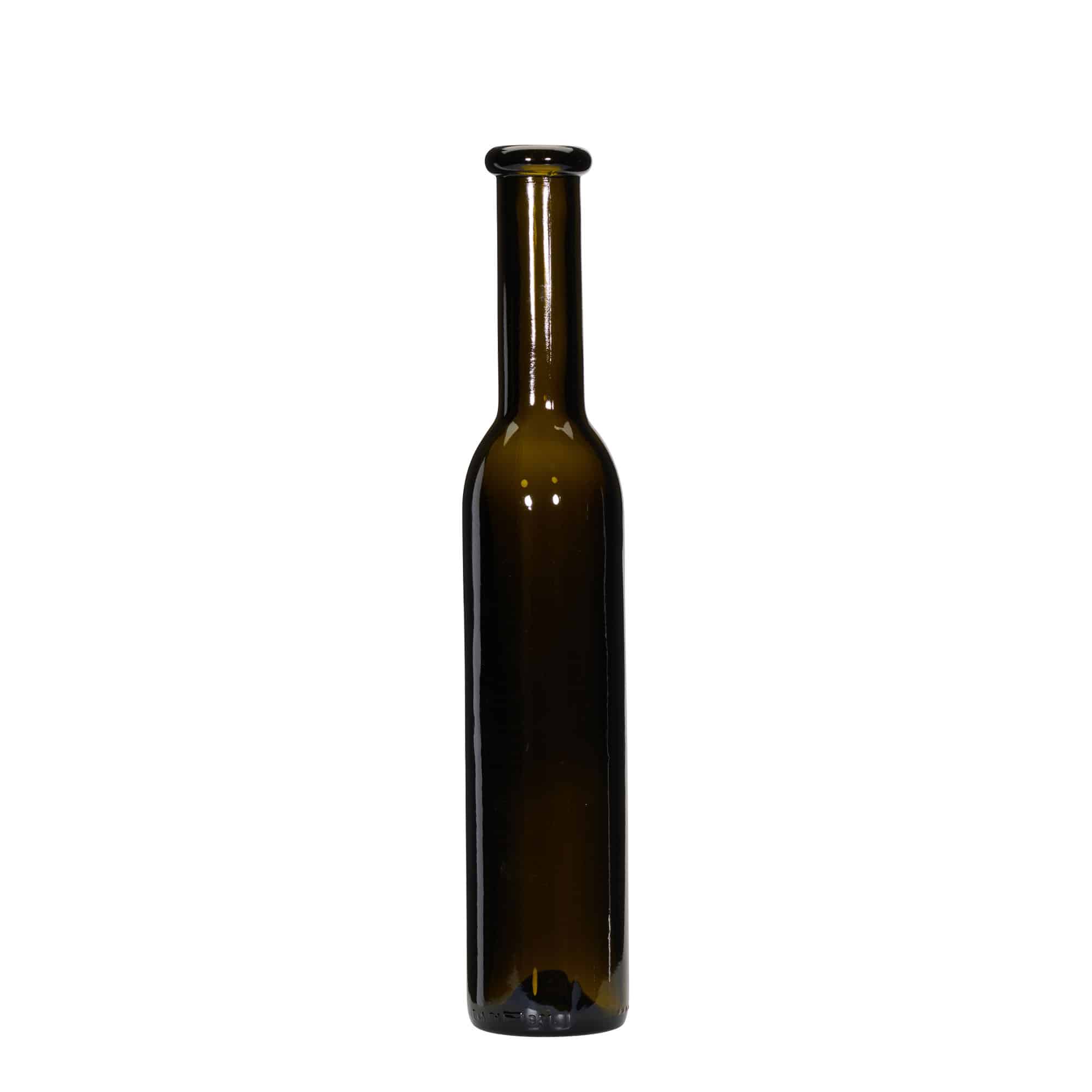 250 ml glasflaske 'Rocky', antikgrøn, munding: Kork 250 ml glasflaske 'Rocky', antikgrøn, munding: Kork