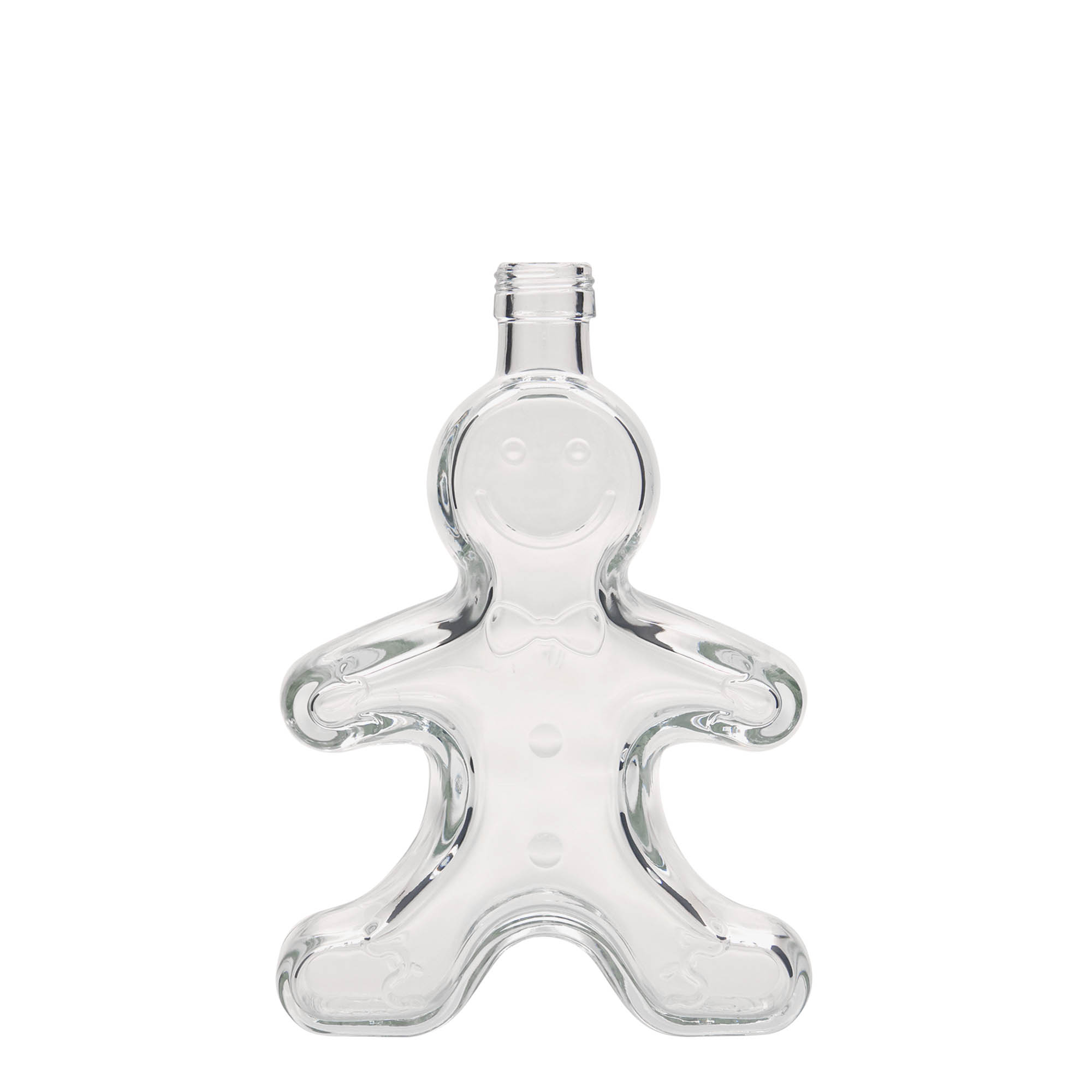 250 ml glasflaske 'Lebkuchenmand', åbning: PP 24 250 ml glasflaske 'Lebkuchenmand', åbning: PP 24