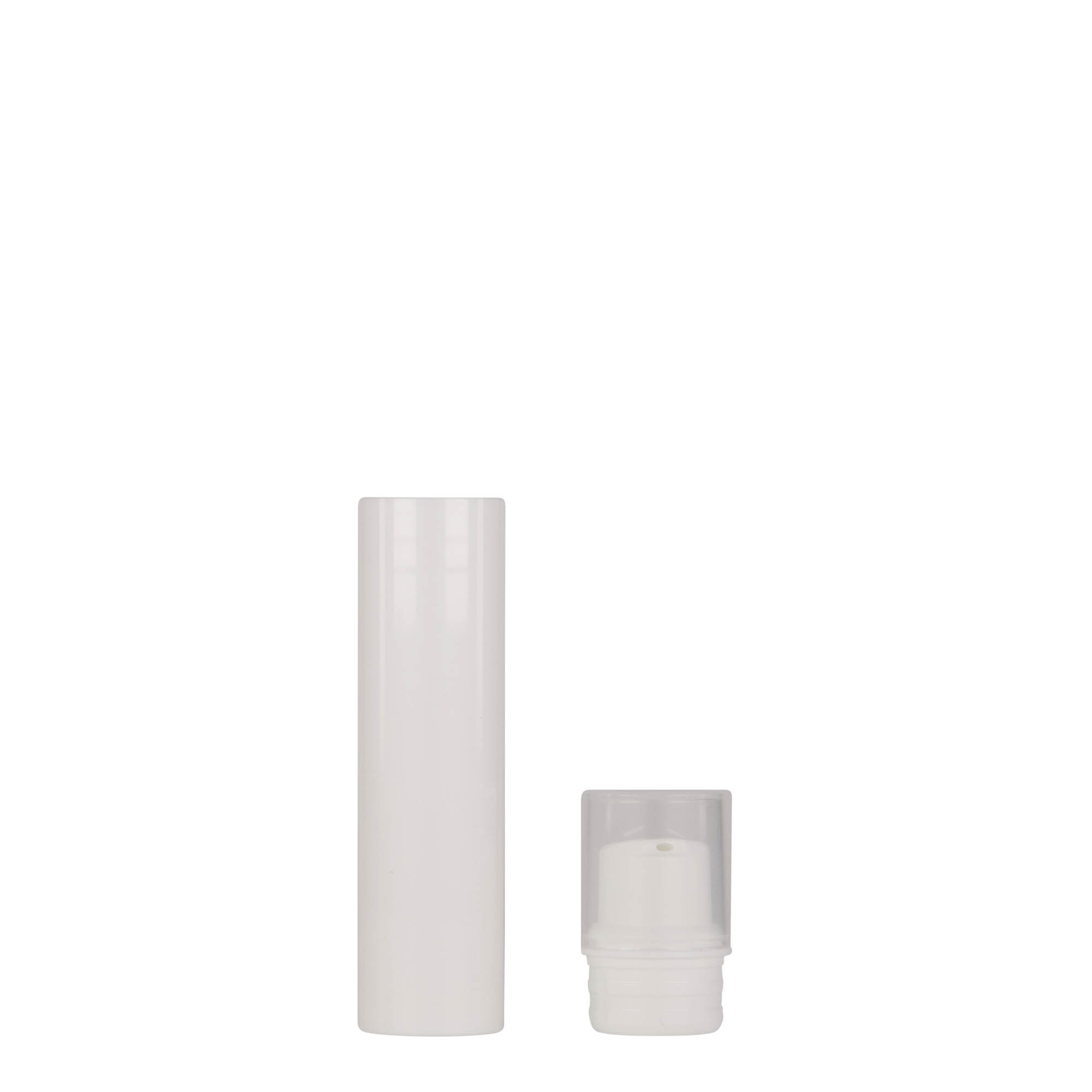 15 ml Airless Dispenser 'Nano', PP-plast, hvid