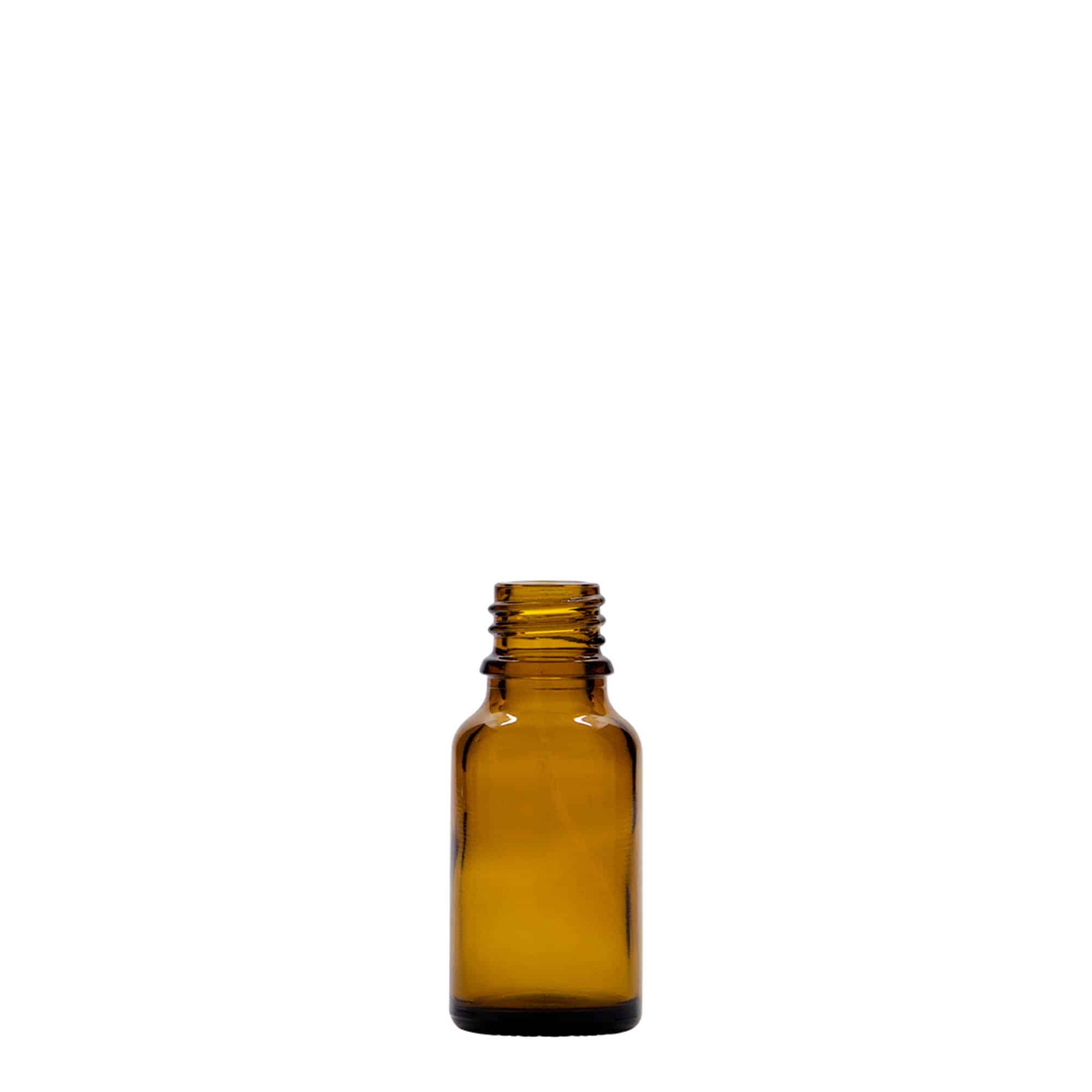 15 ml medicinflaske, glas, brun, åbning: DIN 18 15 ml medicinflaske, glas, brun, åbning: DIN 18