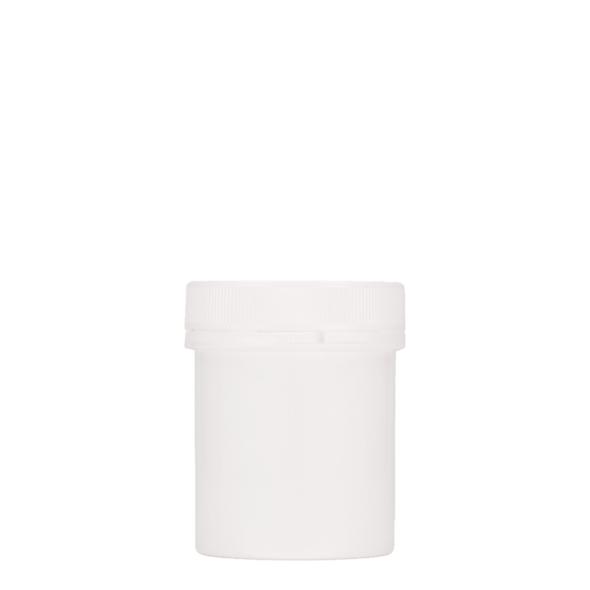 150 ml plastdåse 'Securilock', PP, hvid, åbning: skruelåg