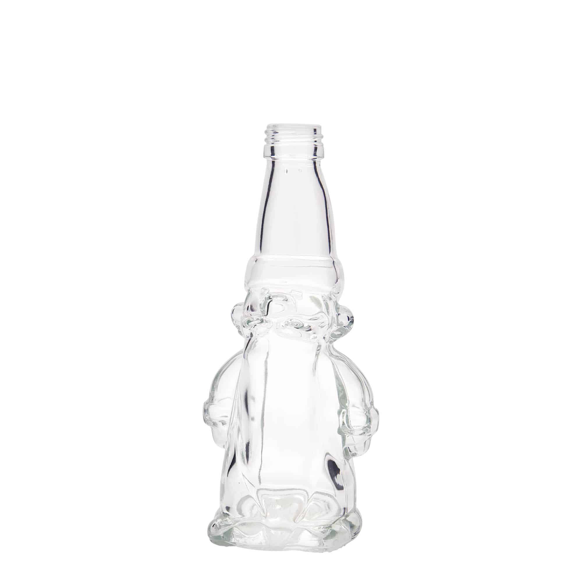 200 ml glasflaske 'Julenisse', åbning: PP 28
