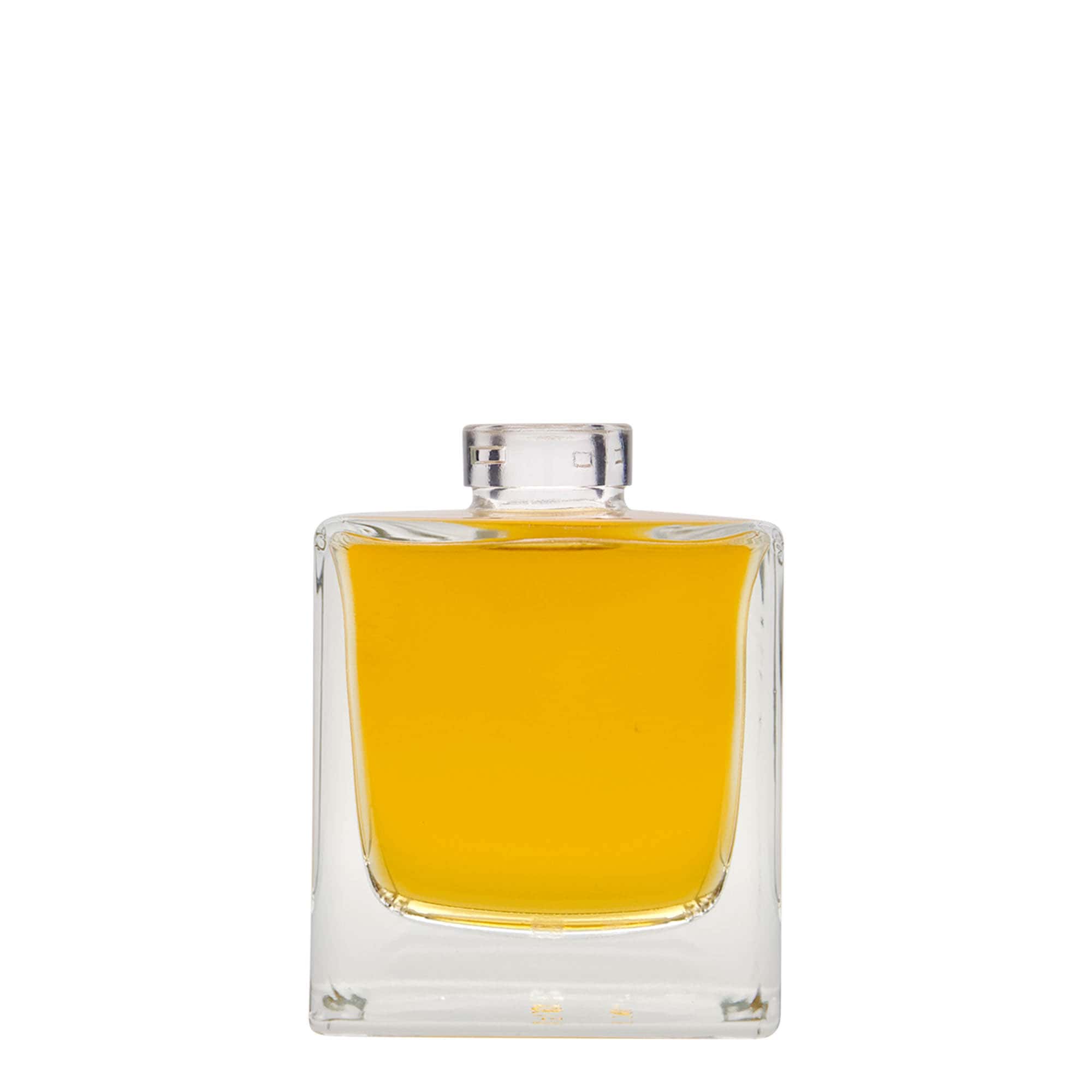 200 ml glasflaske »Cube«, firkantet, åbning: kork