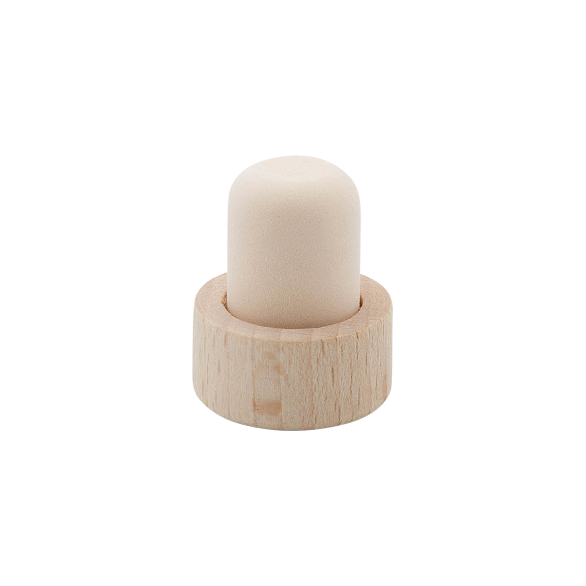 Grebsprop 19 mm, træ/plast, til munding: prop Grebsprop 19 mm, træ/plast, til munding: prop