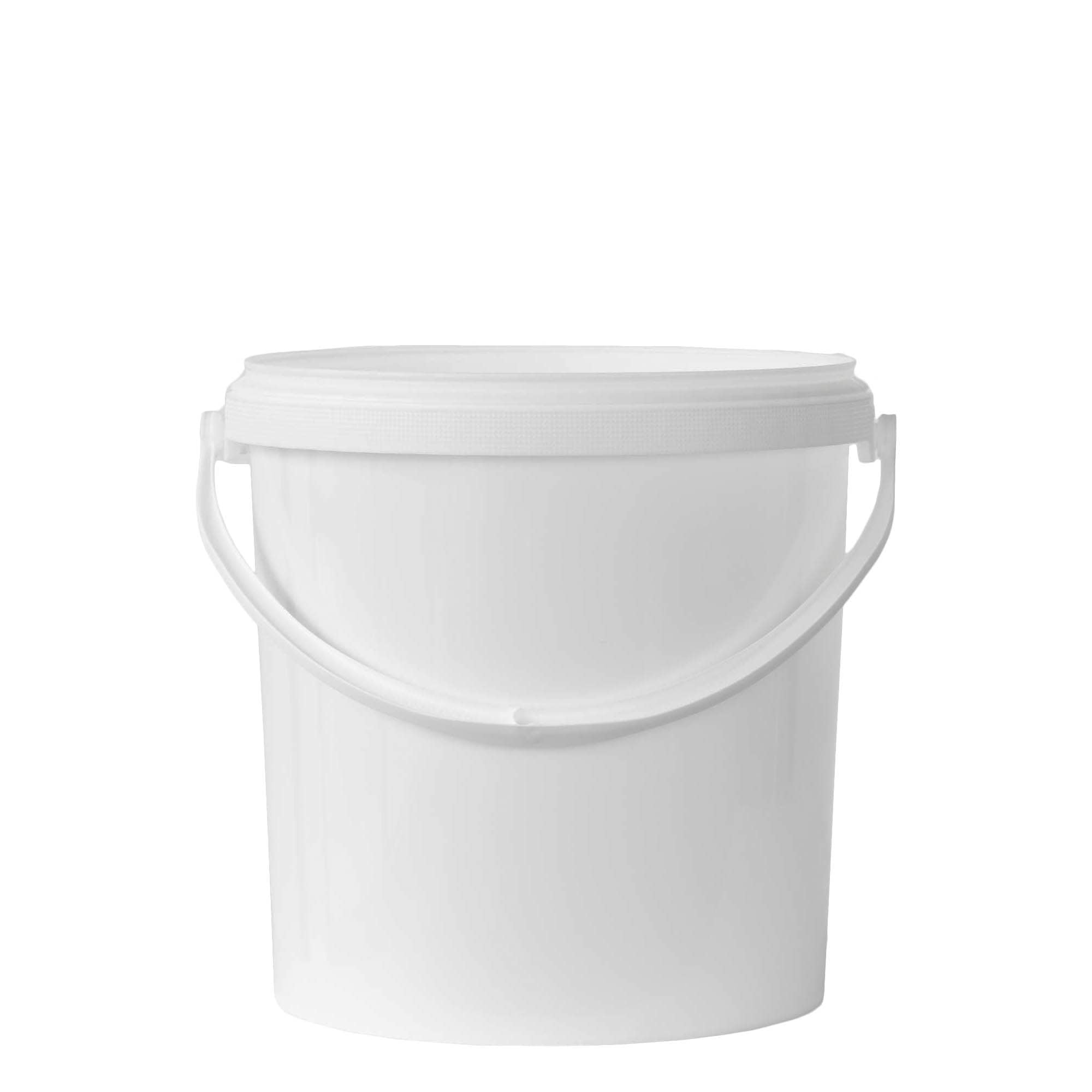 10 l spand, PP-plast, hvid 10 l spand, PP-plast, hvid