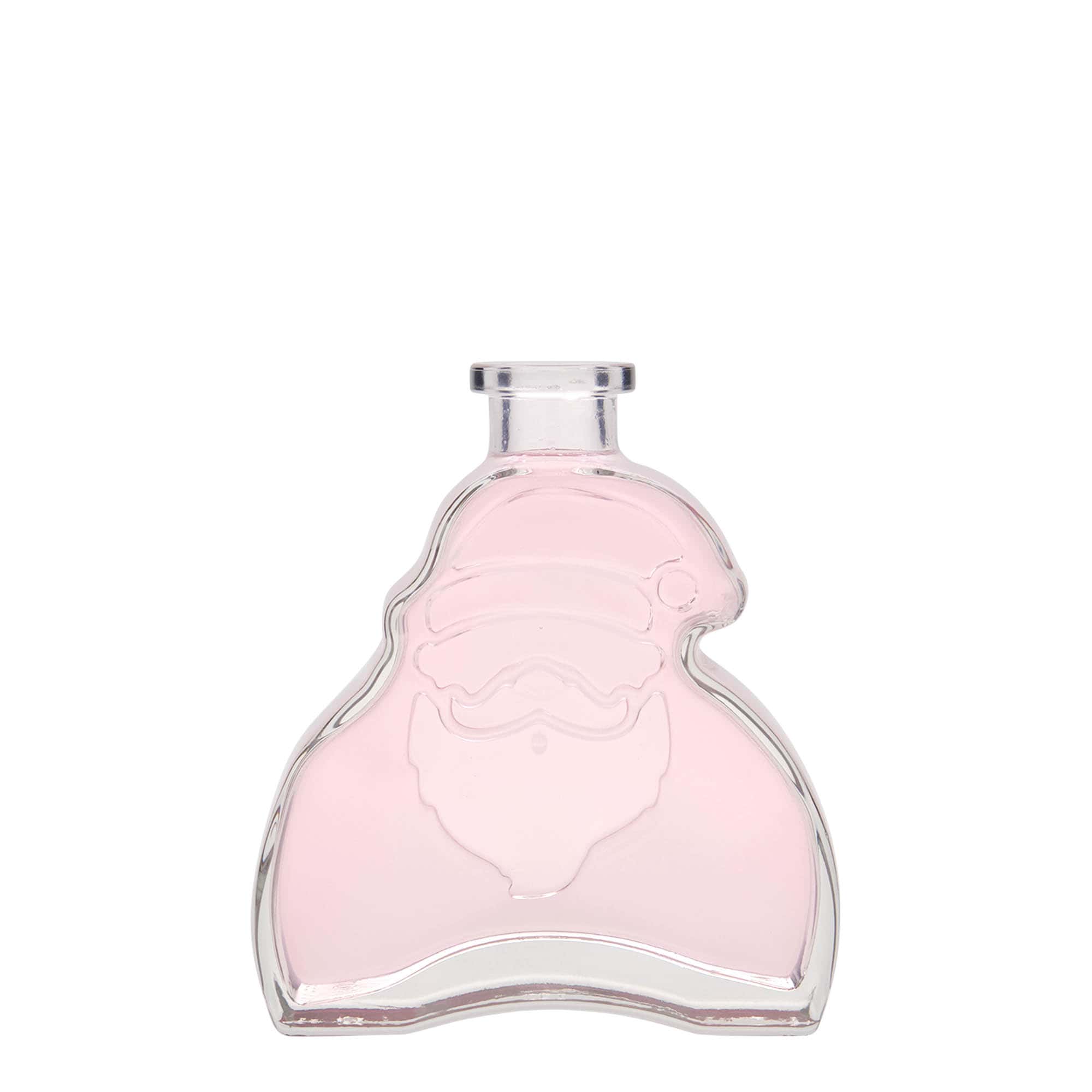 200 ml glasflaske 'Santa Claus', åbning: Kork