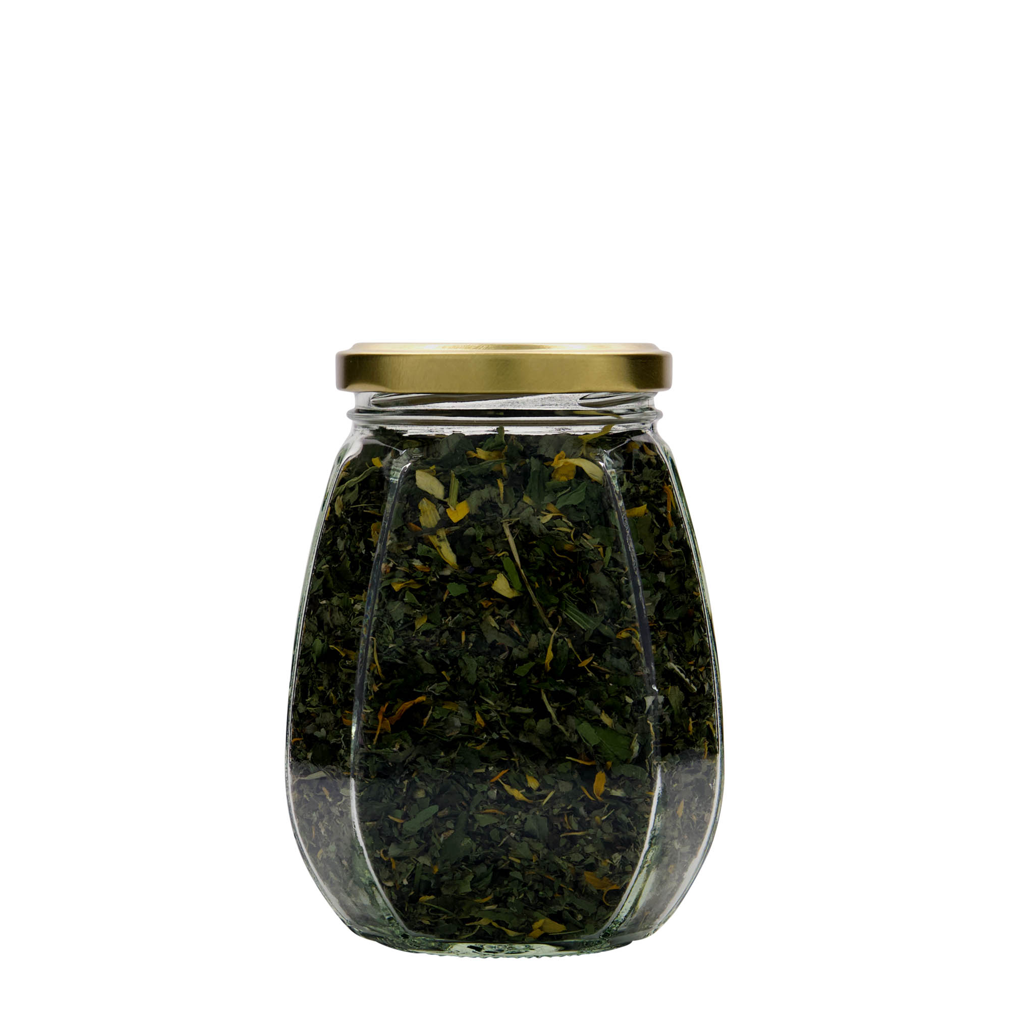 385 ml smykkeglas, sekskantet, åbning: Twist-Off (TO 63)