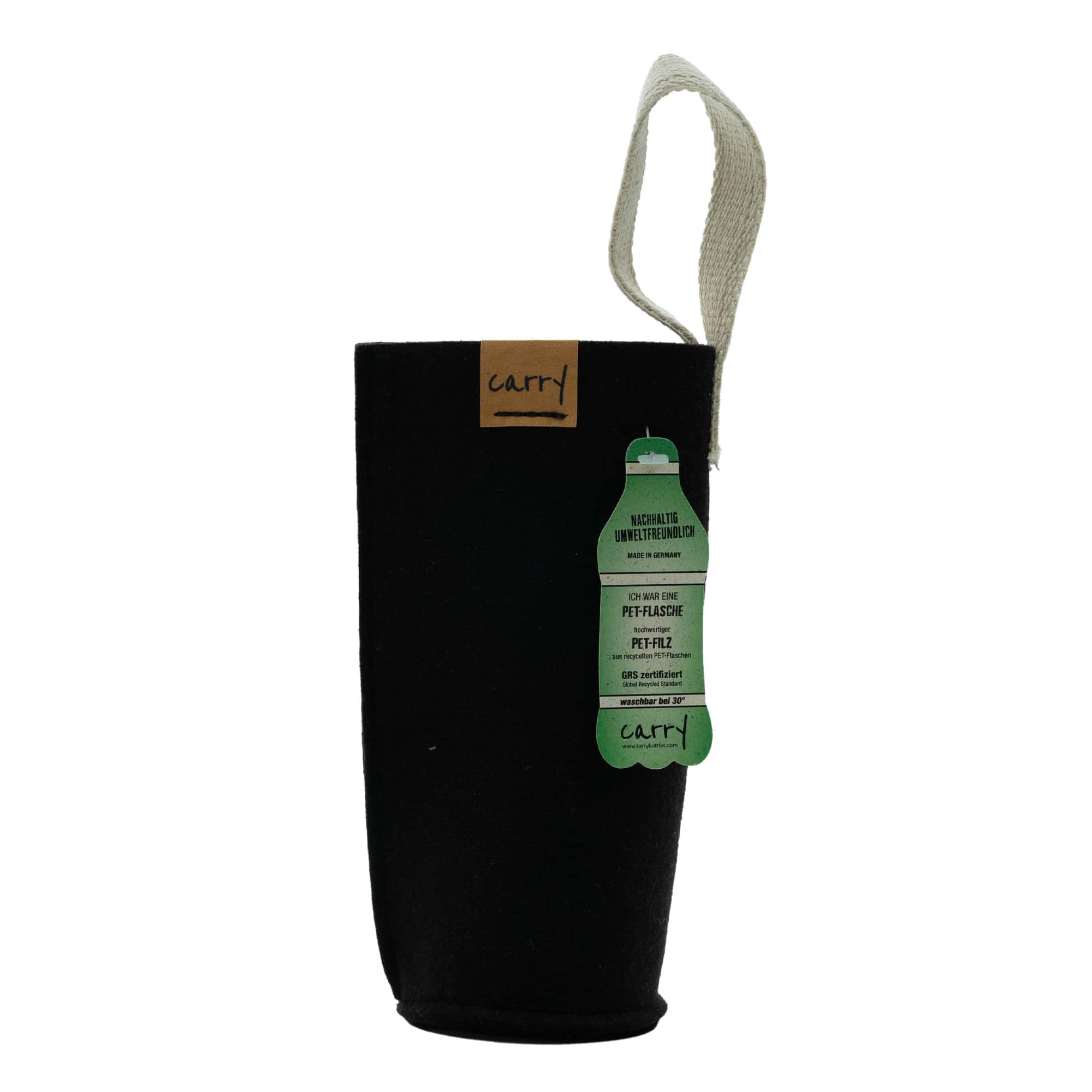CARRY Sleeve, tekstil, sort